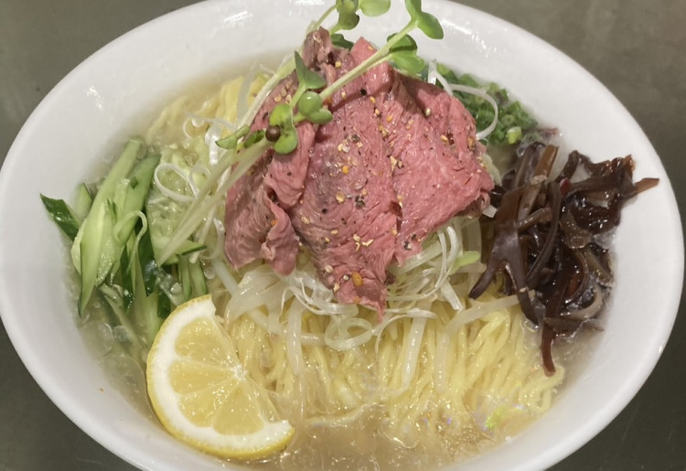 冷やし　牛塩ラーメン